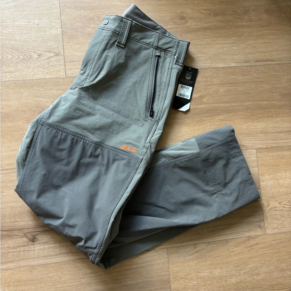 Orvis Men's Softshell Hunting Pants in Gray